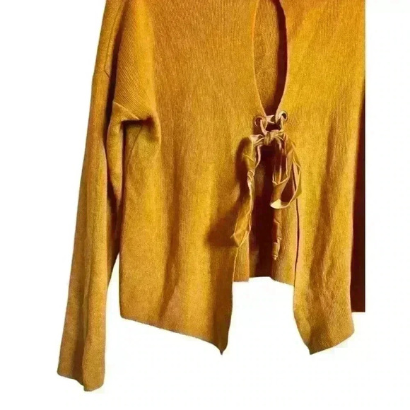 American Eagle One Size Don't Ask Why Sweater Open Back Fall Holiday Party - Picture 12 of 13